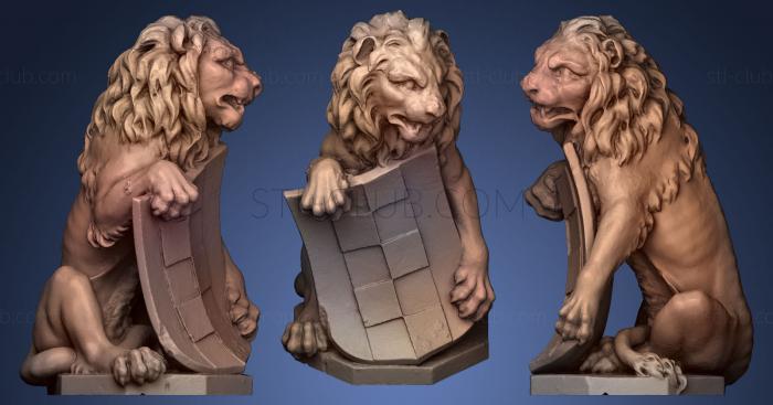 3D модель Ваппантье лев (STL)